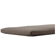 76 x 25 Outdoor Lounger Cushion- 2 Inch Thick Padding- Modern Gray Fabric