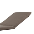 76 x 25 Outdoor Lounger Cushion- 2 Inch Thick Padding- Modern Gray Fabric