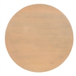 Bela Coffee Table - 47 Inch Round Top-Handcrafted Beige Mango Wood Pedestal Base