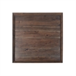 36 Inch Square Shape Acacia Wood Coffee Table with Trapezoid Base- Brown