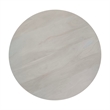 Tomas 32 Inch Coffee Table- Mango Wood Drum Top- Classic Washed White
