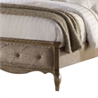 Benjara Sophisticated Contemporary Style Queen Size Bed- Brown