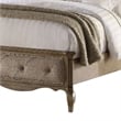 Benjara Sophisticated Contemporary Style Queen Size Bed- Brown