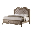 Benjara Sophisticated Contemporary Style Queen Size Bed- Brown