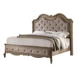Benjara Sophisticated Contemporary Style Queen Size Bed- Brown