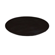 Benjara Round Metal Frame Side Table with Tubular Legs- Dark Brown