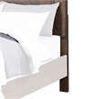 Benjara Molded Eastern King Headboard with Herringbone Pattern- Brown
