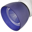 Benjara 10W Integrated Metal and Polycarbonate LED Track Fixture- White and Blue