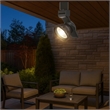 Benjara 12W Integrated LED Metal Track Fixture with Mesh Head- Black and Bronze