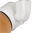 Benjara 10W Integrated LED Track Fixture with Polycarbonate Head- Orange & White