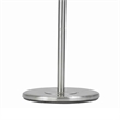 Benjara 3 Way Torchiere Floor Lamp with Frosted Glass shade & Stable Base- White