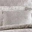 Benjara 10 Piece King Polyester Comforter Set with Jacquard Print- Gray