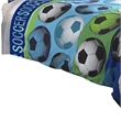 Benjara 4 Piece Full Size Comforter Set with Soccer Theme- Multicolor