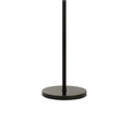 Benjara 10W LED Adjustable Metal Floor Lamp with Swing Arm- Black