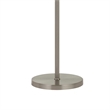 Benjara 10W LED Adjustable Metal Floor Lamp with Swing Arm- Chrome