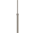 Benjara 10W LED Adjustable Metal Floor Lamp with Swing Arm- Chrome