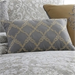 Benjara 9 Piece King Polyester Comforter Set with Medallion Print- Gray and Gold
