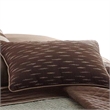 Benjara 7 Piece King Polyester Comforter Set with Pleats & Texture- Gray & Brown