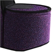 Benjara High Heel Shoe Jewelry Box with 3 Hooks and Storage- Purple