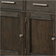 Benjara 60 Inches 3 Drawer Wooden Server with 3 Doors- Brown