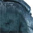 Benjara 7 Piece King Comforter Set with Shimmering Appeal- Blue