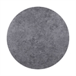 Benjara Dining Table with Faux Concrete and Pedestal Base- Gray