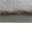 Benjara Jay 7 Piece Queen Comforter Set- White Polyester Velvet Deluxe Texture