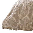Benjara Kile Modern 6 PC Queen Size Duvet Comforter Set- Beige Medallion Pattern
