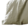 Benjara Edge 4 Piece King Size Duvet Comforter Set- Washed Linen- Sage Green