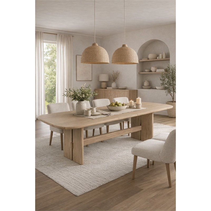 Benjara Lno Dining Table- 92-110