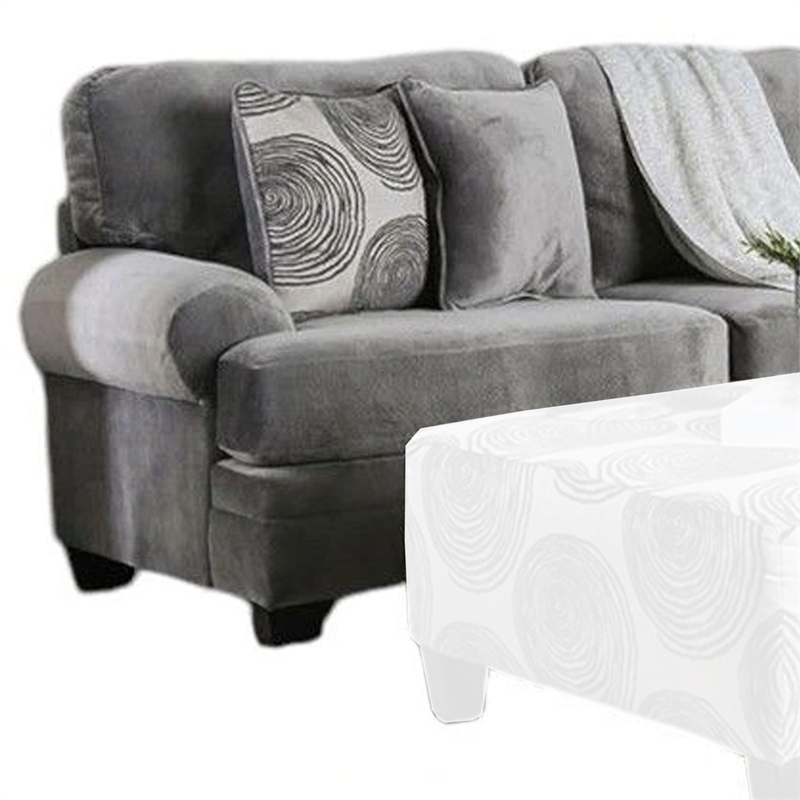 Benjara Bova Sectional Chaise Sofa- 170