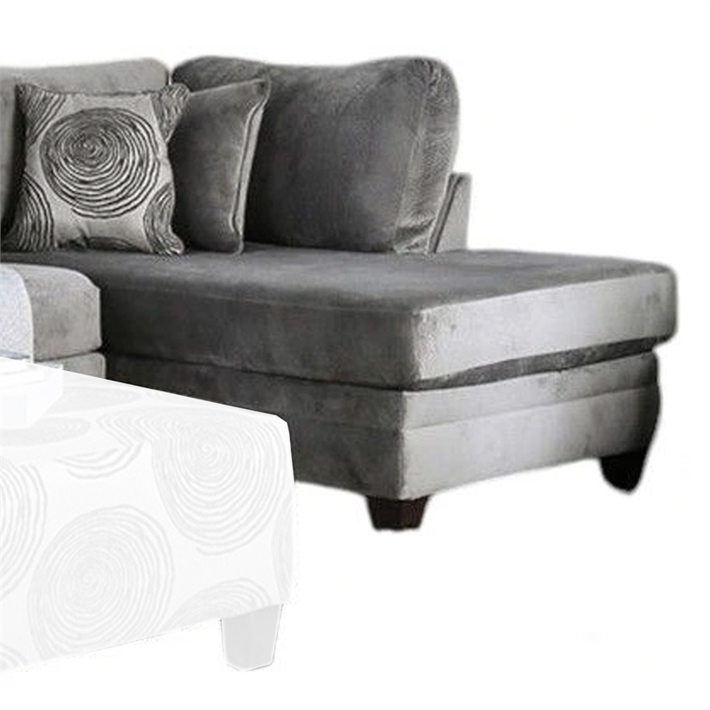 Benjara Bova Sectional Chaise Sofa- 170