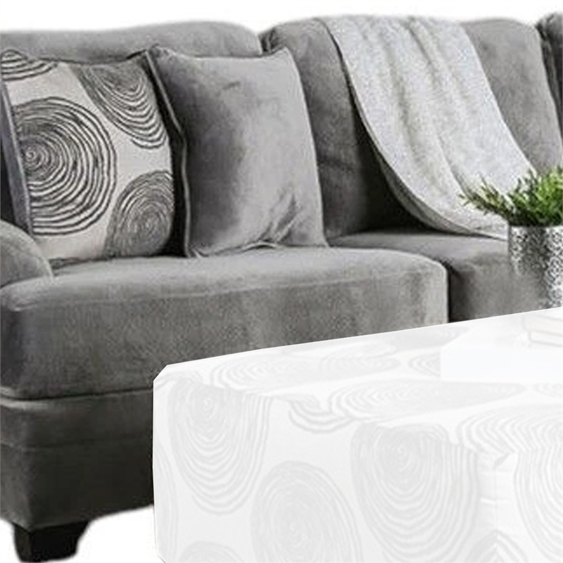 Benjara Bova Sectional Chaise Sofa- 170