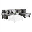 Benjara Bova Sectional Chaise Sofa- 170