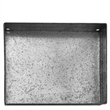 Benjara Galvanized Metal 2 Tiered Rectangular Serving Tray- Gray