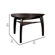 Benjara Hurley Contemporary Style Counter Height Table- Black