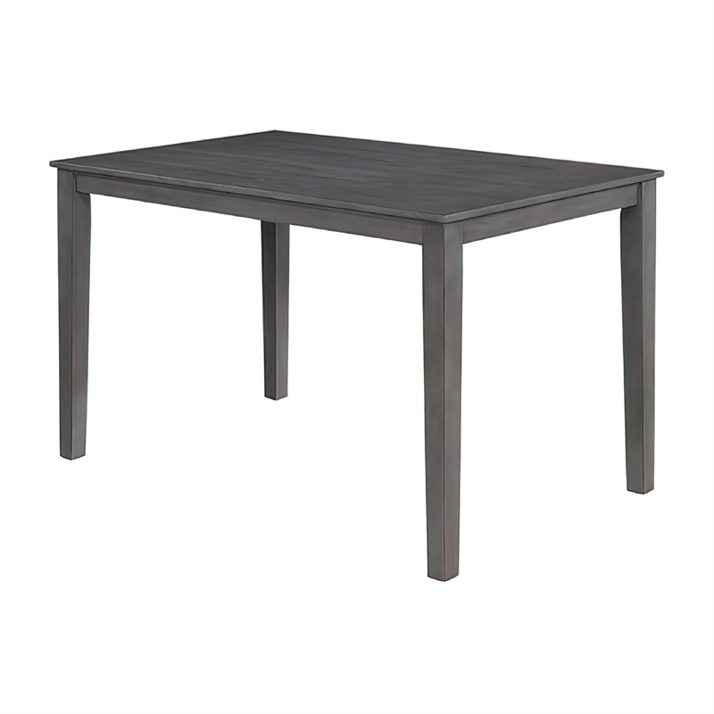 Benjara 7 Piece Wooden Counter Height Table Set- Brown