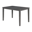 Benjara 7 Piece Wooden Counter Height Table Set- Brown