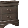 Benjara Wooden Solid Grey Night stand- Stained Gray