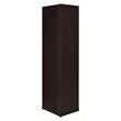 Benjara Radiant Brown Wooden Corner Bookcase