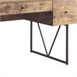 Benjara Voguish Style Writing Desk With 4 Drawers- Brown