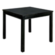 Benjara 5 Piece Wooden Counter Height Table Set In Antique Black And Beige