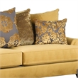 Benjara Soothing Sofa In Gold For Amazing Interior