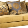 Benjara Soothing Sofa In Gold For Amazing Interior