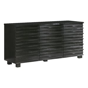 Benjara Wooden Server- Black