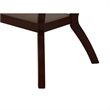 Benjara Newfangled Rubber Wood Dining Table- Espresso