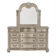 Benjara Caitlin 4 Pc Queen Bedroom Set- Silver