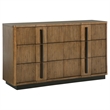 Benjara Reon 4pc Queen Bedroom Set with Storage- Ash Brown Fluted Panel