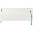 Benjara Wami Tall Coffee Table- Tempered Glass- 53