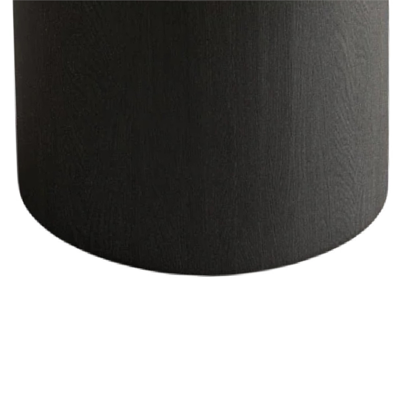 Benjara Coffee Table- Platform Base- Matte Black Veneer Finish- 36